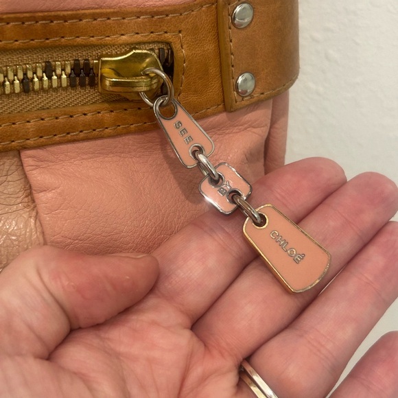 See By Chloe Day Tripper Pink and Tan Bag - Picture 5 of 15